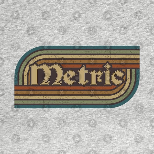 Metric Vintage Stripes by paintallday